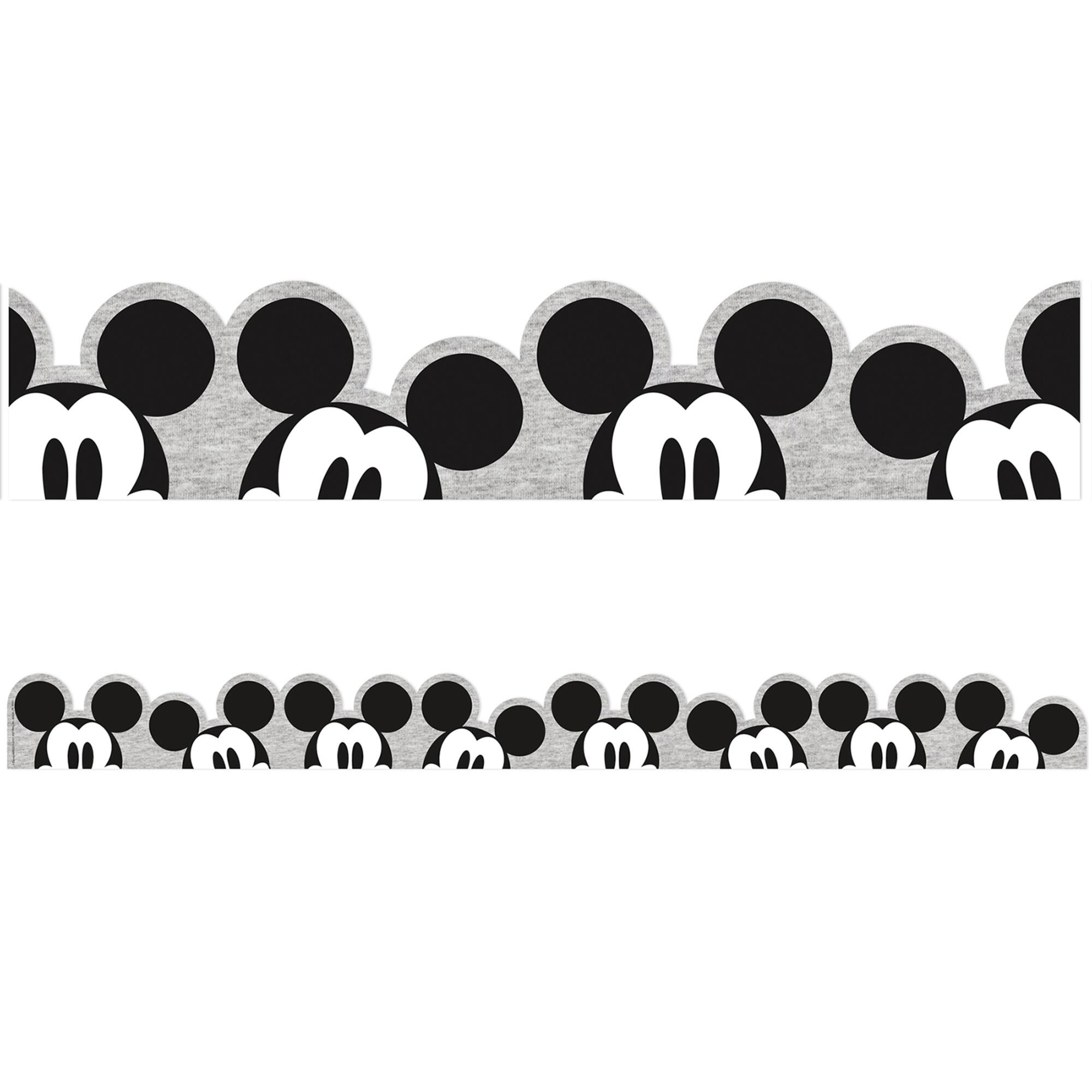 Eureka Mickey Mouse® Throwback Peeking Mickeys Extra Wide Deco Trim® Set